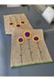 Knitted Motif Jute Runner / Table Cloth / Coffee Table Cloth - 3