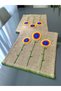 Knitted Motif Jute Runner / Table Cloth / Coffee Table Cloth - 2