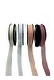 White Nopel Linen Ribbon 20 Meters 1.5 Cm - 2