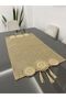 Hand Knitted Motif Jute Runner 50x100 cm (special size made) - 3
