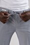Slimfit Summer Jogger Pants with Half Elastic Waist and Threaded Thin Stripes - 5