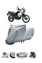 Ultra-thick motorcycle cover compatible with Kawasaki KLR 650 rear Bag .