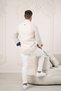 Regular Fit Raw Linen Shirt with Embroidered Collar and Patterned Detailing - 5