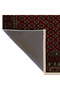 Mira Vintage Burgundy Black Floral Patterned Woven Base Washable Carpet Miravintage02 - 5