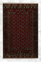 Mira Vintage Burgundy Black Floral Patterned Woven Base Washable Carpet Miravintage02 - 4