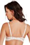 Magic Form Zigzag Pattern Lace Padded Ecru Bra 3748 - 2