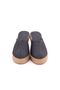 Real Handmade Platform Closed Toe Handmade Straw Linen Sabo Slippers Handmade - 2