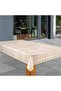 Fiesta Fiber Lined PVC Non-Slip Stain Resistant Wipeable Tablecloth - 2