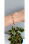 Steel Bracelet Women Waterway Colorful Baguette Stone 316L Unbreakable Color Throwable 16 cm Anti Allergic - 2