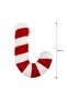 Baby Pillow with Cane Figure 39 cm Christmas Plush - 4