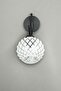 Sıla Sconce تصميم حديث أسود اللون زجاج أبيض مقهى - مطبخ - غرفة نوم - صالة الجدار الشمعدان - 2