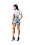 Women's High Waist Ripped Model Short Shorts - 4