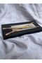 Japanese Bamboo Chopsticks with Old Woman Figure 1 Pair - 2