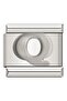 Italian Stainless Steel Silver Letter Q 9mm Charm