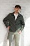 Collared, Zippered, Lined, Regular Fit Spring Coat - 4