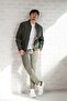 Advante Zipper Closure Side Pocket Lined Regular Fit Spring Pilot Coat