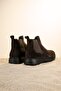 Flat Rubber Sole Ankle Elastic Suede Men's Boots - 4