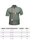 Men's Claret Red Large Size V-Neck Lycra T-shirt - 2