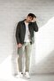 Collared, Zippered, Lined, Regular Fit Spring Coat