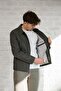 Collared, Zippered, Lined, Regular Fit Spring Coat - 3