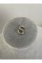 S Letter Silver Color Balloon Pendant,High Letter Necklace - 2