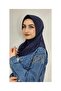 وشاح حجاب تكتيكي جاهز باللون الأزرق الداكن - 3