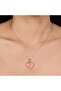 Natural Stone Rose Quartz Heart Cut Whether Pendant or Keychain |   Gift Natural Stone - 3