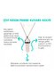 Natural Stone Pink Quartz Nail Cut Necklace |   Gift Natural Stone