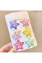 Colorful 6-piece star snap-fastened