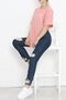 Clz275 Two Thread T-Shirt Dried Rose - 2