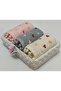 Basket with Towels 3 Pieces 30*50 Cotton Small Towels and Basket Gift Bundle Dowry Box - 5