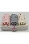 Basket with Towels 3 Pieces 30*50 Cotton Small Towels and Basket Gift Bundle Dowry Box - 4