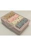 Metal Standing Towel Holder 4 Pieces 30*50 Cotton Small Towels Gift Bohçalık Dowry - 4