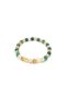 Emerald - Citrine Natural Stone Faceted Cut Bracelet 6mm - 3