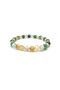 Emerald - Citrine Natural Stone Faceted Cut Bracelet 6mm - 2