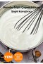 Bamboo and Silicone Mixer - Beater Handle Design - 3