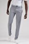 Slimfit Summer Jogger Pants with Half Elastic Waist and Threaded Thin Stripes