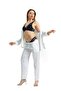 حمالة صدر من الدانتيل باللون الأسود على شكل سحري 4686