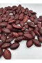 Large, matte burgundy almond-shaped beads for jewelry, accessory, and Bag making (100g ~ 20 beads)
