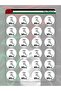 Free Palestine Free Palestine Sticker Set 1 Sheet A4 3,8 CM 24 PCS - 2