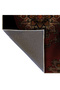 Burgundy Themed Ethnic Motif Women's Portrait Patterned Vintage Decorative Carpet 5156 - 5