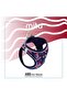 Mita Air Mesh Cat Dog Collar Double Reflective, Anti-Sweat America / design L