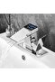 Chrome Sink Mixer Tap with Digital Temperature Display Double Entry Chrome Armature Counter Display New