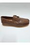 Genuine Leather Tan Color Lace-Up Lightweight Comfortable Flexible Men's Shoes