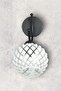 Sıla Sconce تصميم حديث أسود اللون زجاج أبيض مقهى - مطبخ - غرفة نوم - صالة الجدار الشمعدان - 5