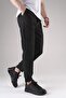Men's Fit Trousers - Stretch, Comfortable Woven Fabric, Elastic Waist and Laced - 2