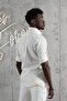 Thin Striped Collar Buttoned Folded Sleeve Cotton Slimfit Summer Linen Shirt - 6