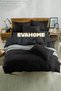Black-Anthracite Colored Single Double Sided Cotton Luxury Duvet Cover Set