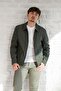 Collared, Zippered, Lined, Regular Fit Spring Coat - 5