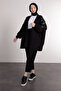 Embroidered Arms - Double Hijab Suit Set - 4